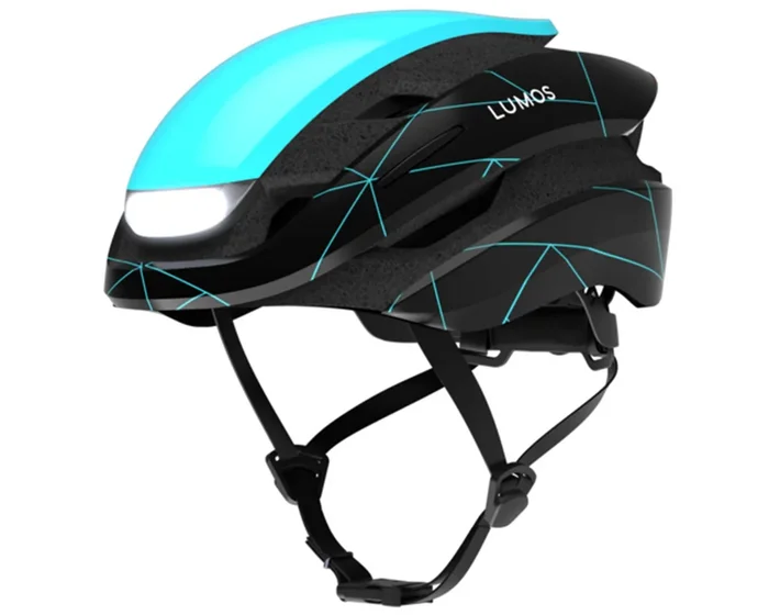 Lumos Ultra LED-Fahrradhelm | azure strike M/L