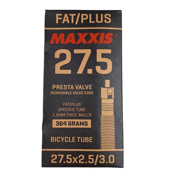 Maxxis Schlauch Fat/Plus MTB 27,5×2.5/3.0 Zoll Presta (französisches Ventil)