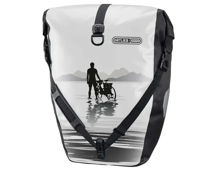 Ortlieb Back-Roller Design QL2.1 – 20 Liter wasserdichte Fahrradtasche (Einzeltasche) | Lake