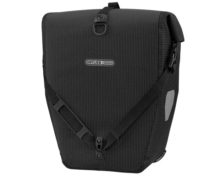 Ortlieb Back-Roller High-Vis QL3.1 – 20 Liter wasserdichte Fahrradtasche | black-reflex