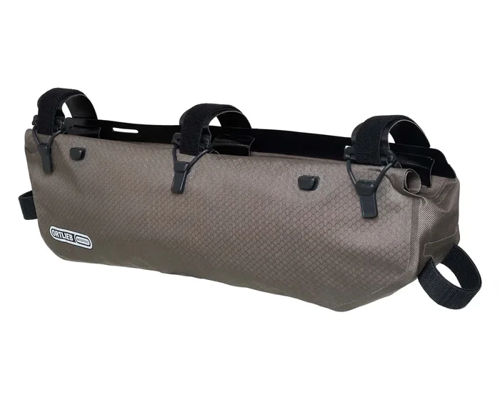 Ortlieb Frame-Pack RC Toptube – 4 Liter wasserdichte Rahmentasche | dark sand