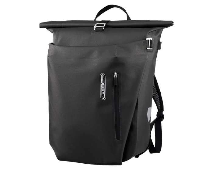 Ortlieb Vario QL2.1 – 20 Liter wasserdichter Rucksack-Fahrradtasche Hybrid | black