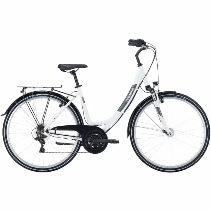 Pegasus Avanti 18 Trekkingrad Tiefeinsteiger 28″ weiß 50 cm