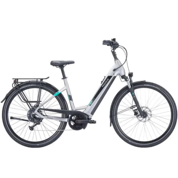 Pegasus EVO CX 625 E-Bike Trekkingrad Tiefeinsteiger 28″ silber 55 cm
