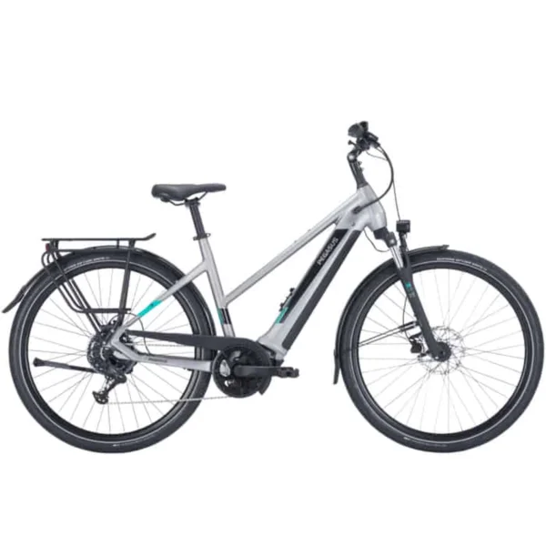 Pegasus EVO CX 625 E-Bike Trekkingrad Trapez 28″ silber 45 cm