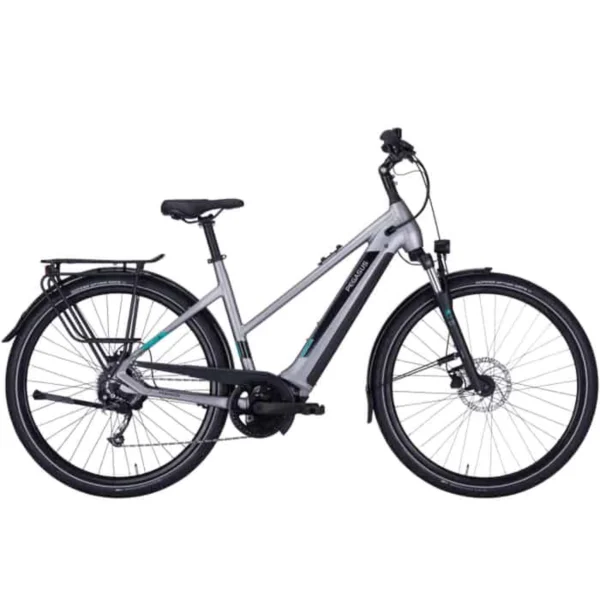 Pegasus Evo CX 750 E-Bike Trekkingrad Trapez 28″ silber 45 cm