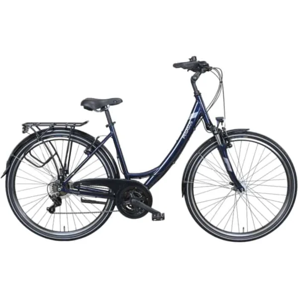 Pegasus Piazza 21 Trekkingrad Tiefeinsteiger 28″ blau 50 cm 28″