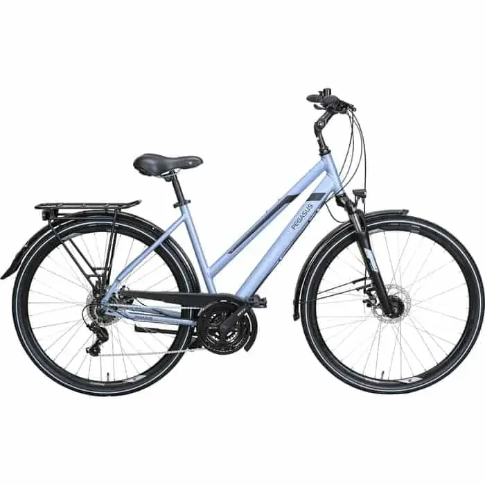 Pegasus Piazza Disc Trekkingrad Trapez 28″ blau 55 cm