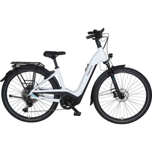 Pegasus Premio Evo 11 Lite E-Bike Trekkingrad Tiefeinsteiger 28″ weiß