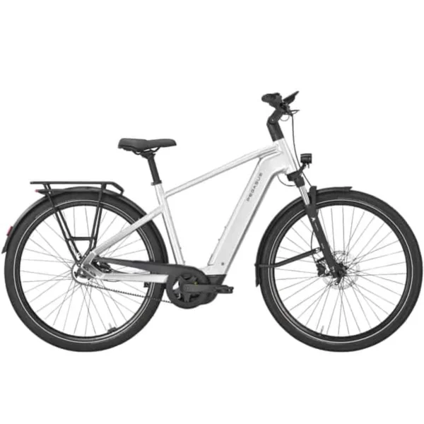 Pegasus Premio EVO 5F Belt E-Bike Trekkingrad Herren 28″ silber M = 50 cm