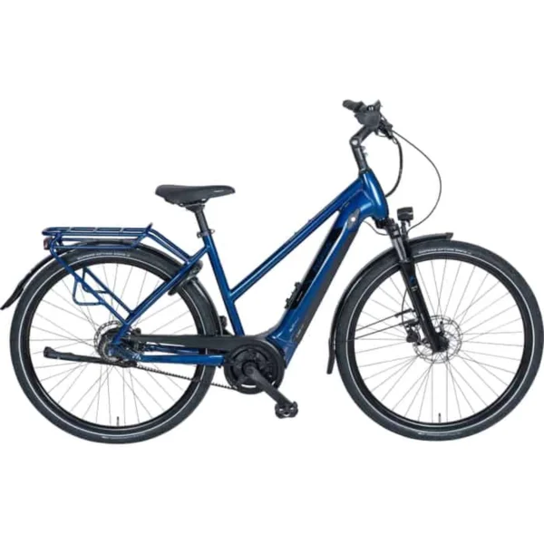 Pegasus Solero EVO 8 R Belt E-Bike City Bike Trapez 28″ blau 45 cm