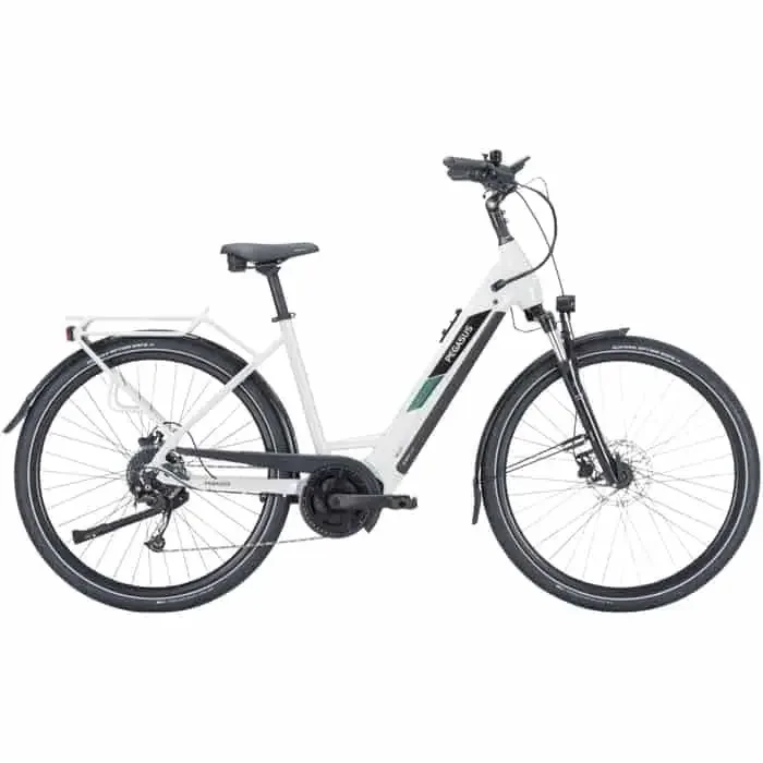 Pegasus Solero EVO 9 E-Bike Trekkingrad Tiefeinsteiger 28″ grau 55 cm