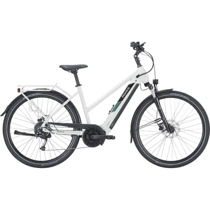 Pegasus Solero EVO 9 E-Bike Trekkingrad Trapez 28″ grau 50 cm