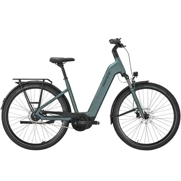Pegasus Strong EVO 5F Lite E-Bike Trekkingrad Tiefeinsteiger 28″ grün