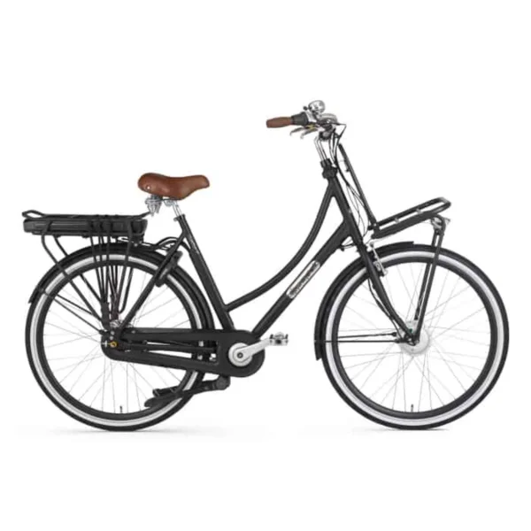 Popal Daily Dutch Prestige EN7 E-Bike City Bike Tiefeinsteiger 28″ schwarz
