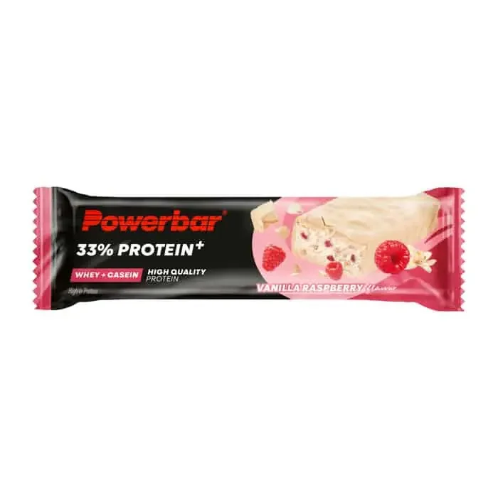 Powerbar 33% Protein Plus Eiweißriegel (90 g) Vanille-Himbeer
