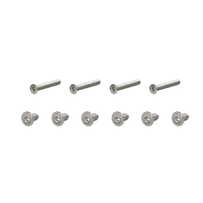 Powertube battery fixing screws on supports