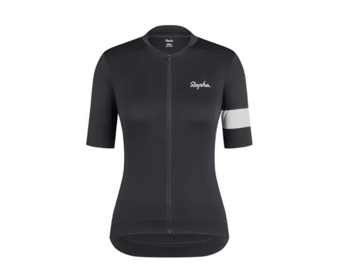 Rapha Core Damen Trikot kurzarm | black-white