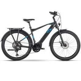 Raymon TourRay E 8.0 High | Trekking E-Bike | 27,5″ | 630Wh Yamaha PW-X3 | black / new blue / grey matt