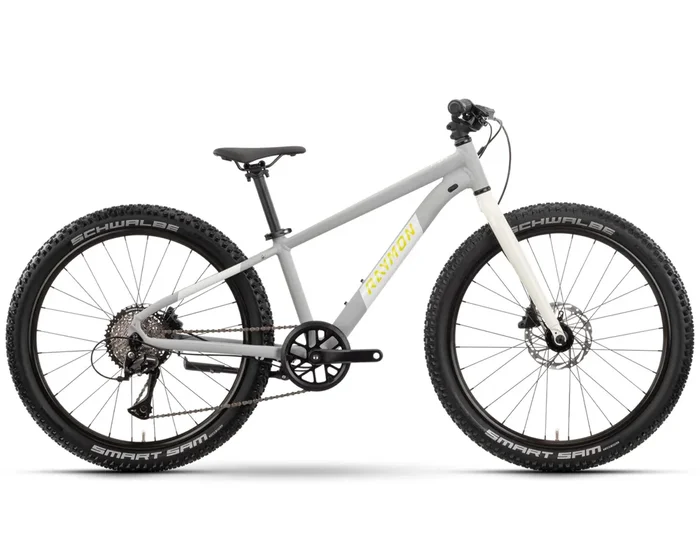Raymon Yanga 24 Pro – Kinderfahrrad 2026 | grey-white-lime