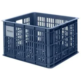Recycelter Fahrradkasten Basil Crate M 29,5 Liter 35 x 45 x 25 cm – Bluestone