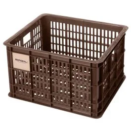 Recycelter Fahrradkasten Basil Crate M 29,5 Liter 35 x 45 x 25 cm – Brown