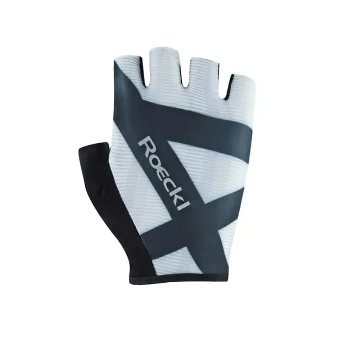 Roeckl Busano Fahrradhandschuhe kurz weiß-schwarz 6,5