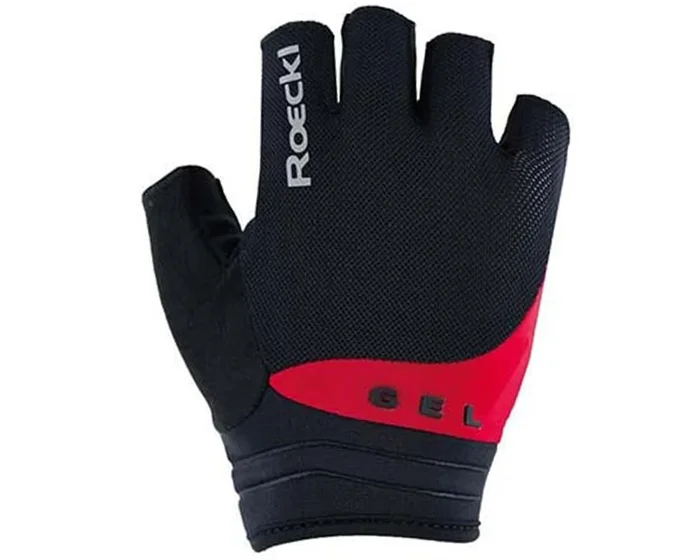 Roeckl Itamos 2 – Fahrradhandschuhe kurzfinger | black-red