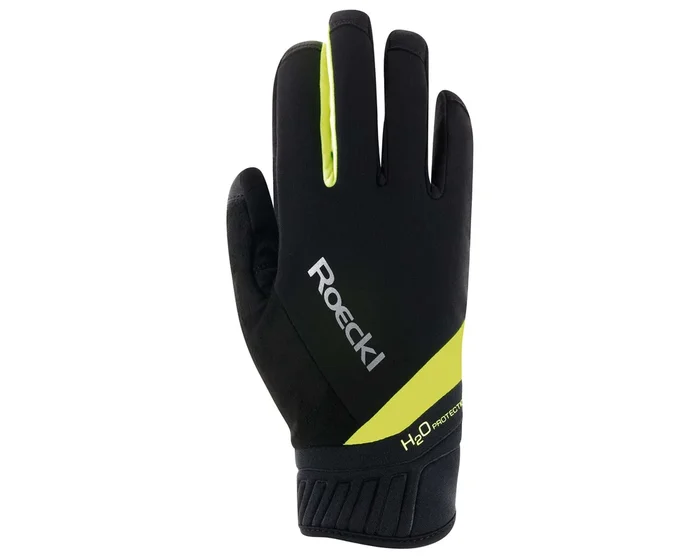 Roeckl Ranten – Winter Bike Handschuhe langfinger | black-fluo yellow