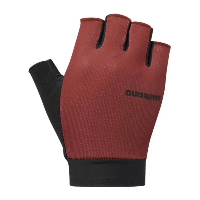 Roeckl Shimano Explorer Fahrrad Handschuhe kurz rot L