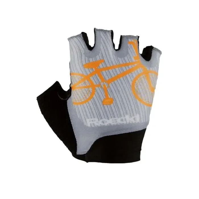 Roeckl Trapani Fahrradhandschuhe Kinder grau 6