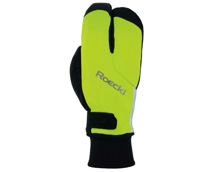 Roeckl Villach 2 Lobster – Winter Bike Handschuhe langfinger | fluo yellow