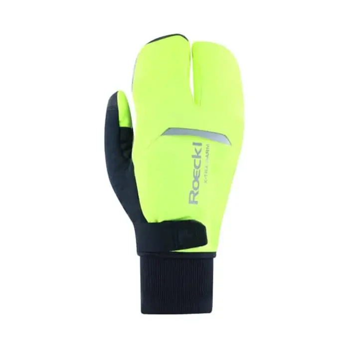 Roeckl Villach 3 Trigger Primaloft Extra Warm Fahrradhandschuhe Winter neongelb 11