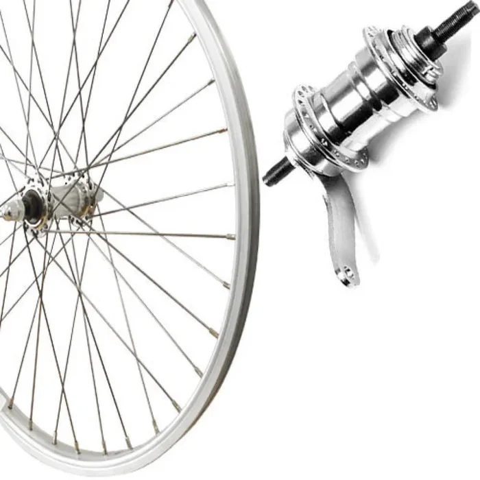 Roland Hinterrad 24″ Rücktritt silber Kastentyp Aluminium RBN Zubehör