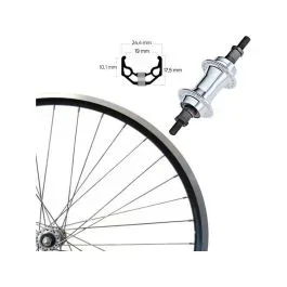 Roland ZAC 19-SE Hinterrad (28″ | Alunabe | FW7)