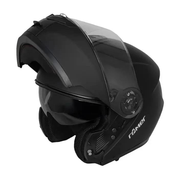 Römer Köln Motorradhelm schwarz-matt L