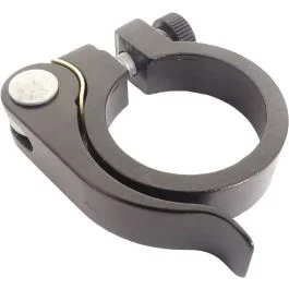 Sattelstützenklemme Ergotec SCQ-030 ø28.6 mm Aluminium mit Schnellverschluss – Schwarz