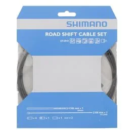 Schaltzug Satz Shimano Road – Edelstahl – Schwarz