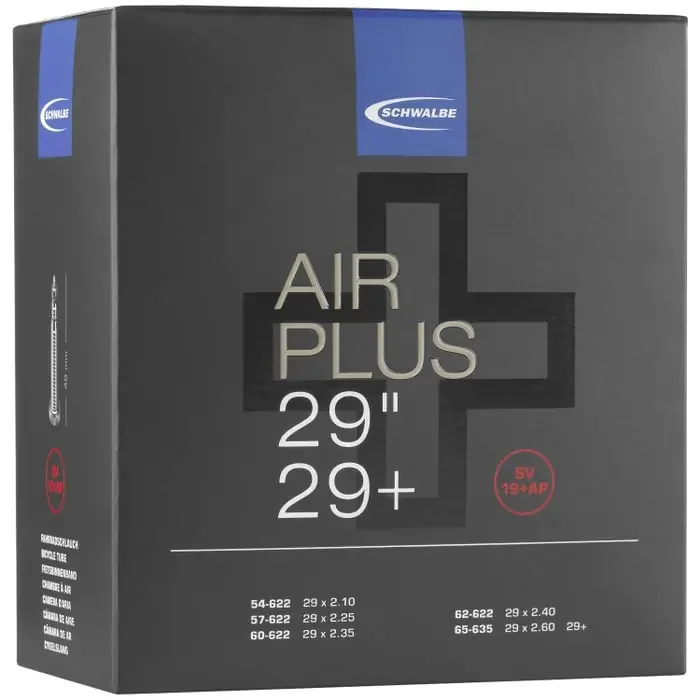 Schwalbe Air Plus SV 19+AP Fahrradschlauch (29″/29″+)