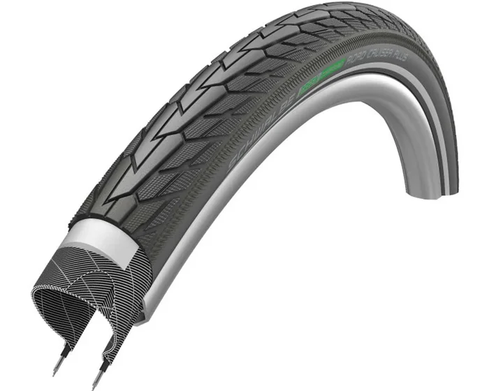 Schwalbe Road Cruiser 24″ (47-507) Touring-Reifen Active Line Drahtreifen | schwarz-reflex 24 x 1.75