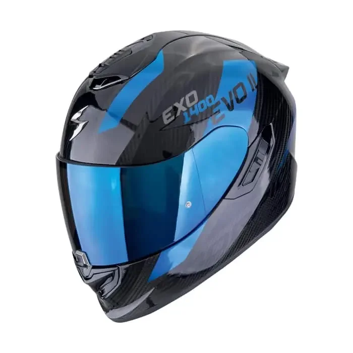 Scorpion Exo 1400 Evo II Carbon Air Integralhelm schwarz blau M
