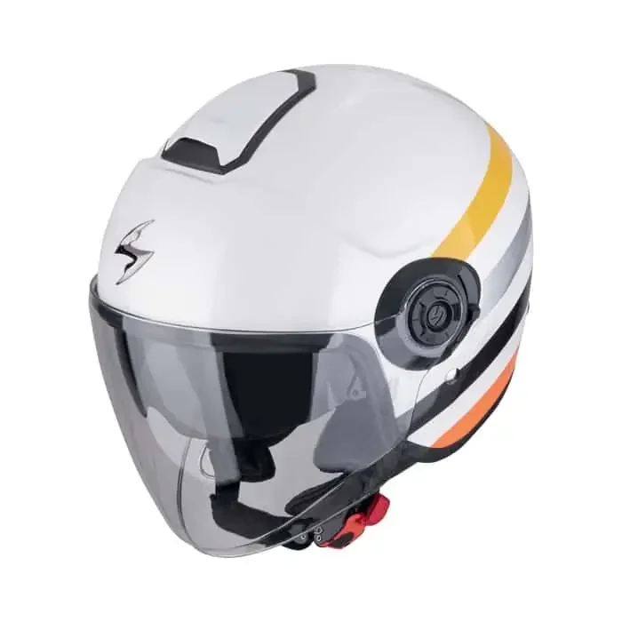 Scorpion Exo-City II Bee Motorrad Jethelm weiß-gelb M