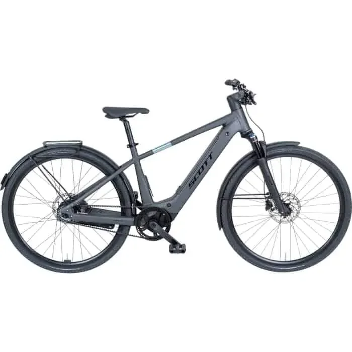 Scott Passage 10 Belt Men E-Bike City Bike Herren 29″ grau M = 44 cm