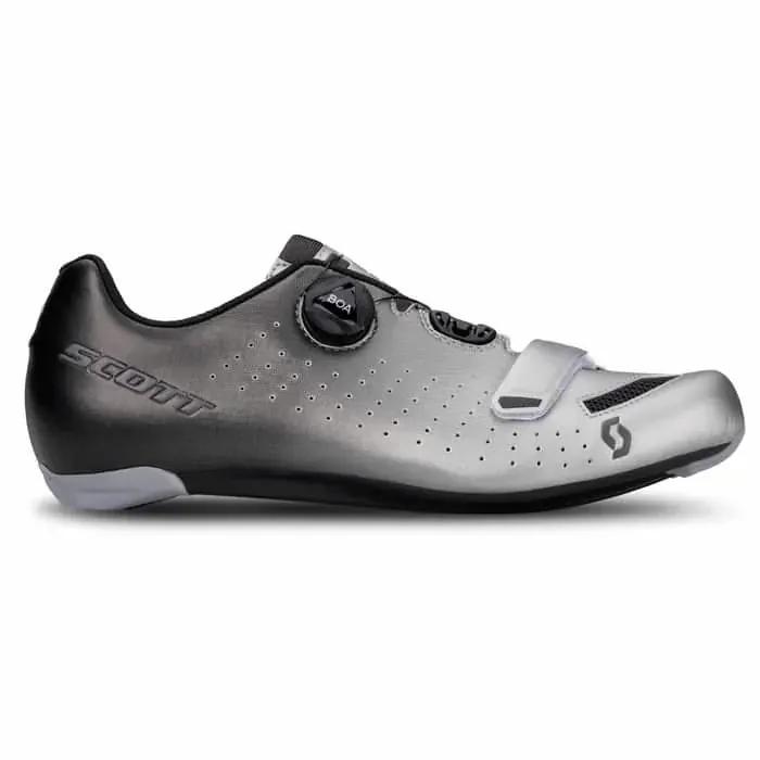 Scott Road Comp Boa Rennradschuhe silber schwarz 45