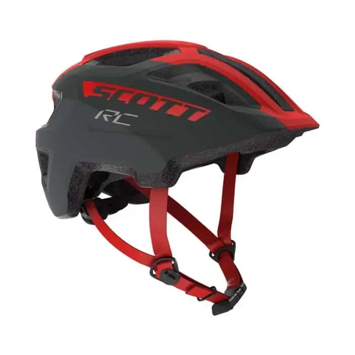 Scott Spunto Junior (CE) Fahrradhelm Kinder grey-red uni uni (50-56 cm)