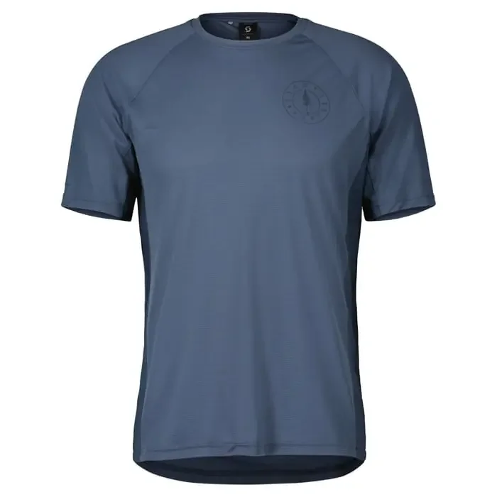 Scott Trail Flow Pro Radtrikot kurzarm Herren blau L