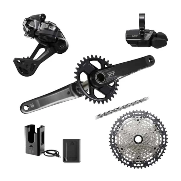 Shimano Deore XT M8200 Di2 1 x 12-fach Schaltgruppe 170 mm 32 Zähne 10-51 Zähne Mid (SGS)