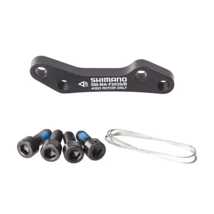 Shimano Scheibenbremsadapter IS-Bremssattel auf IS-Gabel Hinten 203 mm