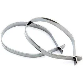 Simson Hosenklammern (metall) mit Reflexion