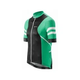 Skins Gottardo Kurzarm Fahrradtrikot Herren (smaragd / schwarz)